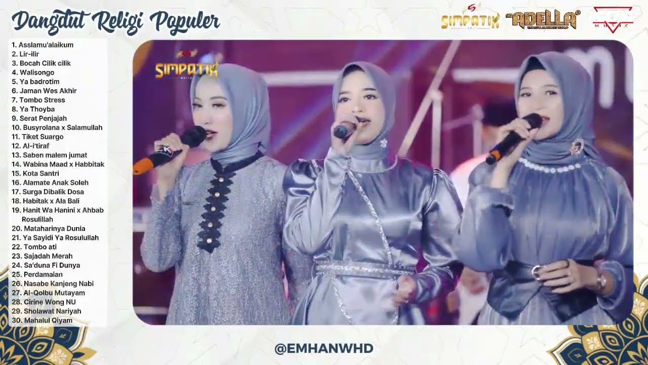 FULL 3 JAM!!! DANGDUT RELIGI POPULER SIMPATIK ADELLA AGENG MUSIK