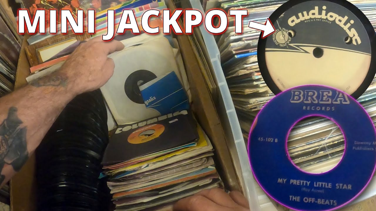 Hit an unusual jackpot looking for vinyl records!