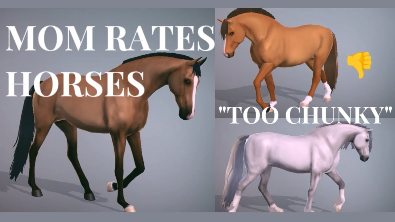 MOM RATES MY ETG HORSES (brutal) || Equestrian the Game