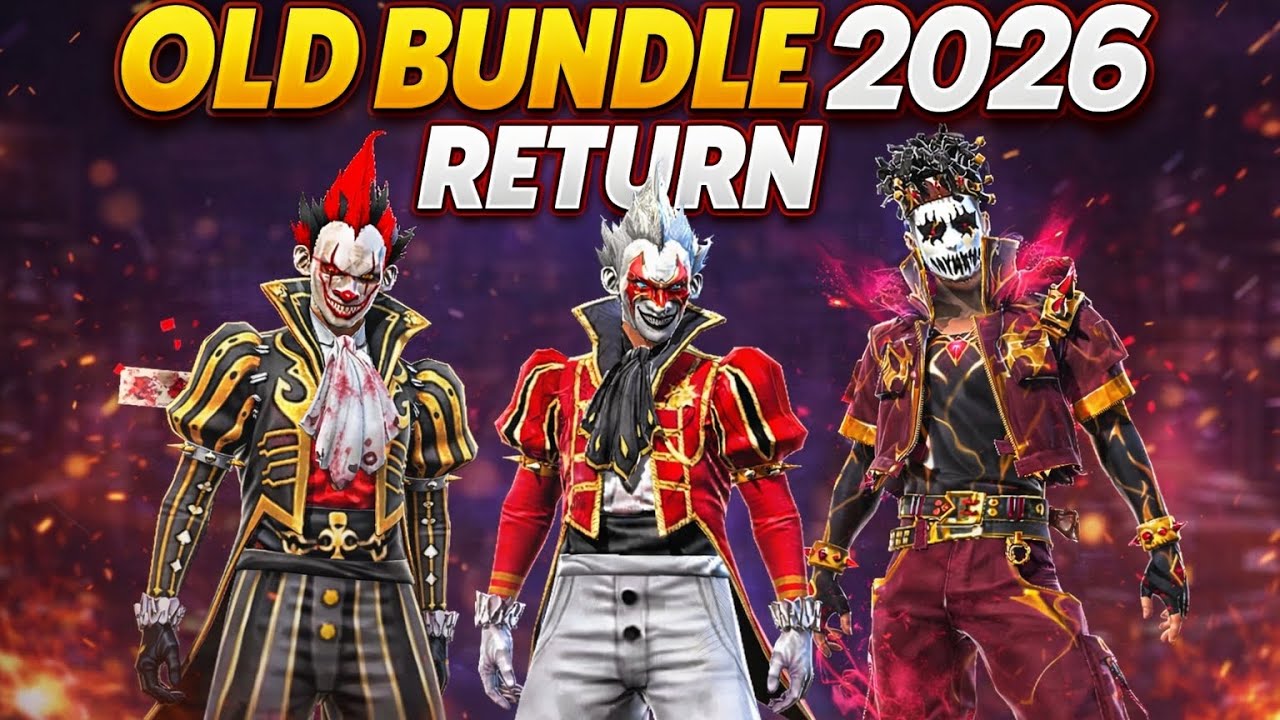 Free Fire Old Joker Bundle Return 😱 