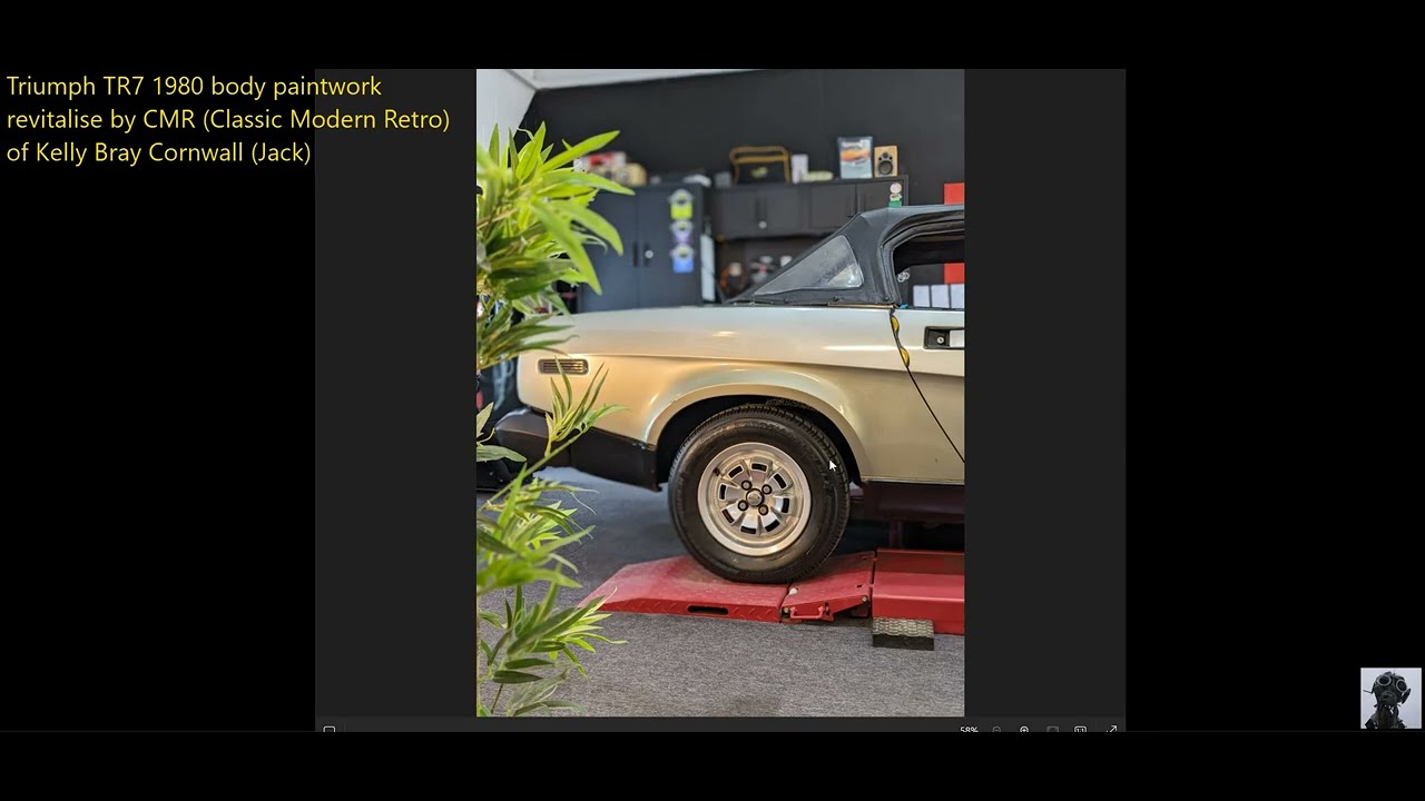 Triumph TR7 1980 CMR Paint Detailing