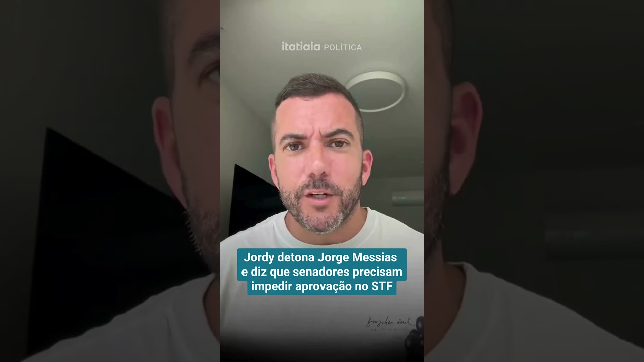 CARLOS JORDY DETONA JORGE MESSIAS E DIZ QUE SENADORES PRECISAM IMPEDIR APROVA&Ccedil;&Atilde;O NO STF