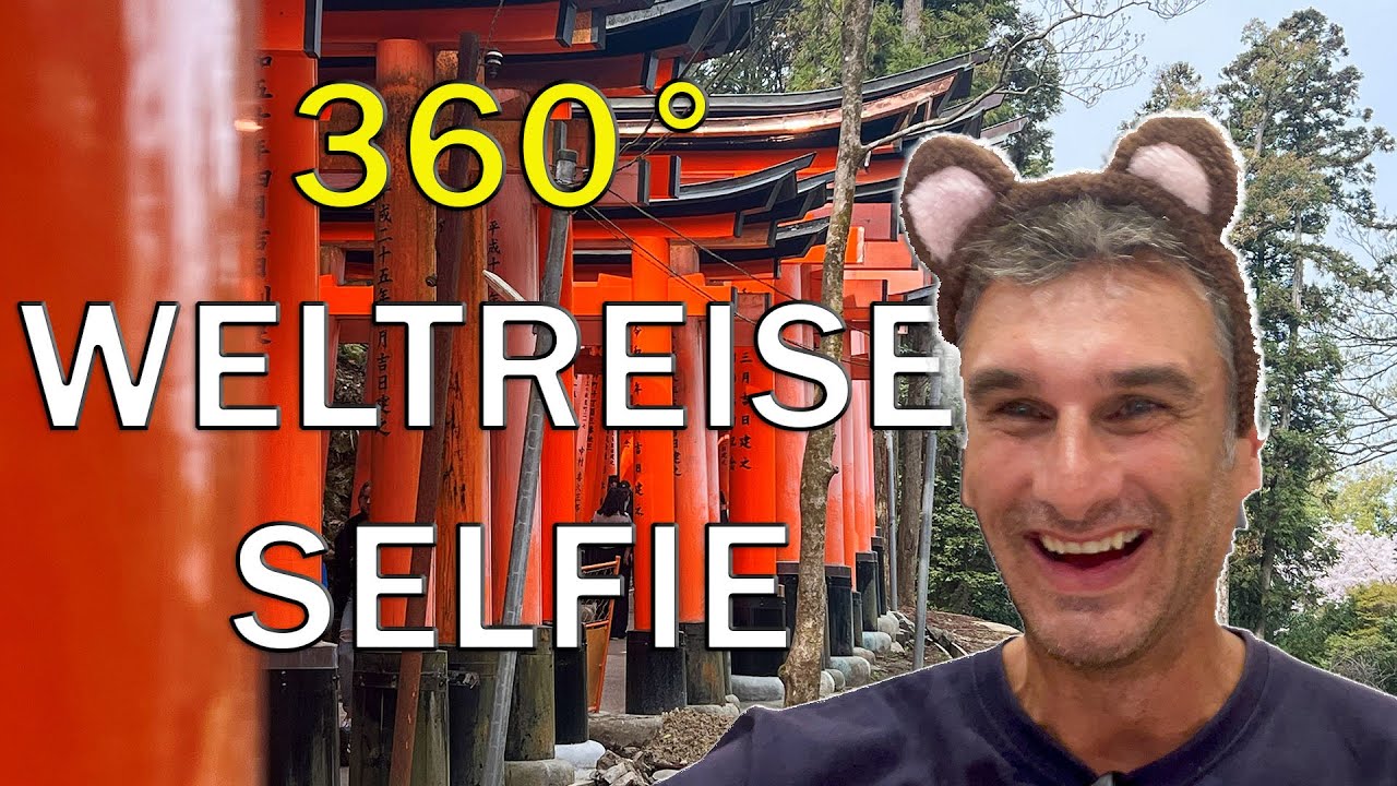 360&deg; Weltreise-SELFE: Weltumrundung in 