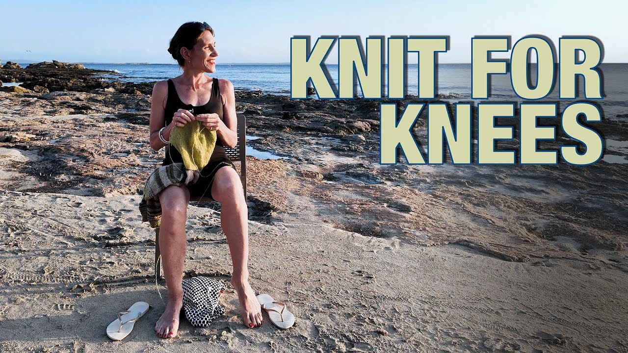 Gentle Chair Exercises for Knitters with Knee Pain 🌊🧶 #knittercise