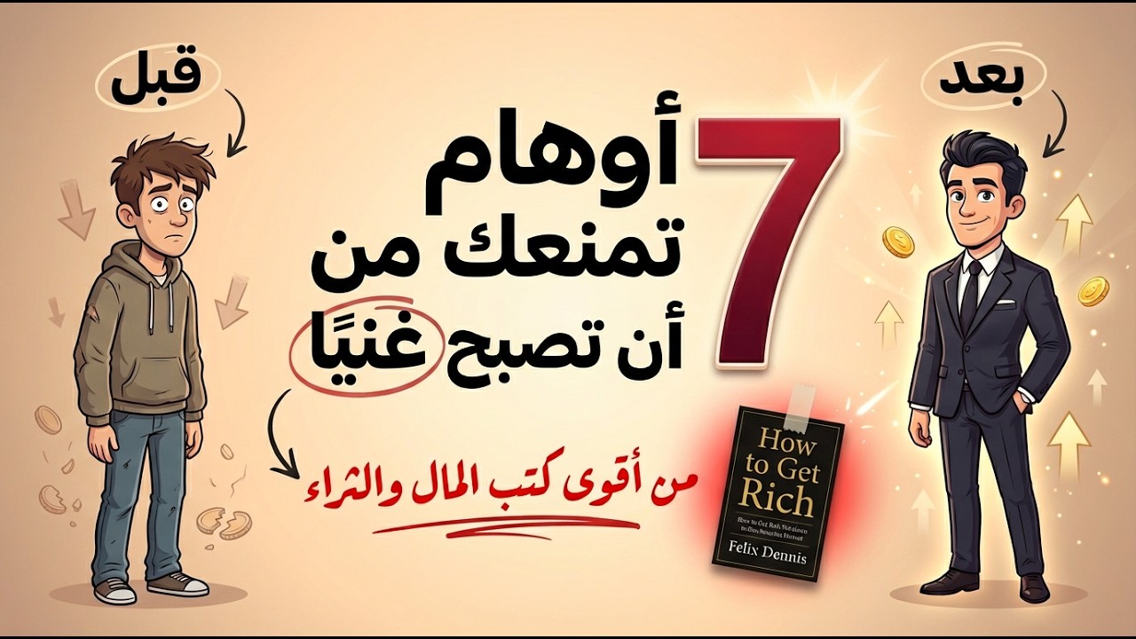 7 أوهام تمنعك من أن تصبح غني | ملخص كتاب كيف تصبح ثريًا | كتاب مسموع