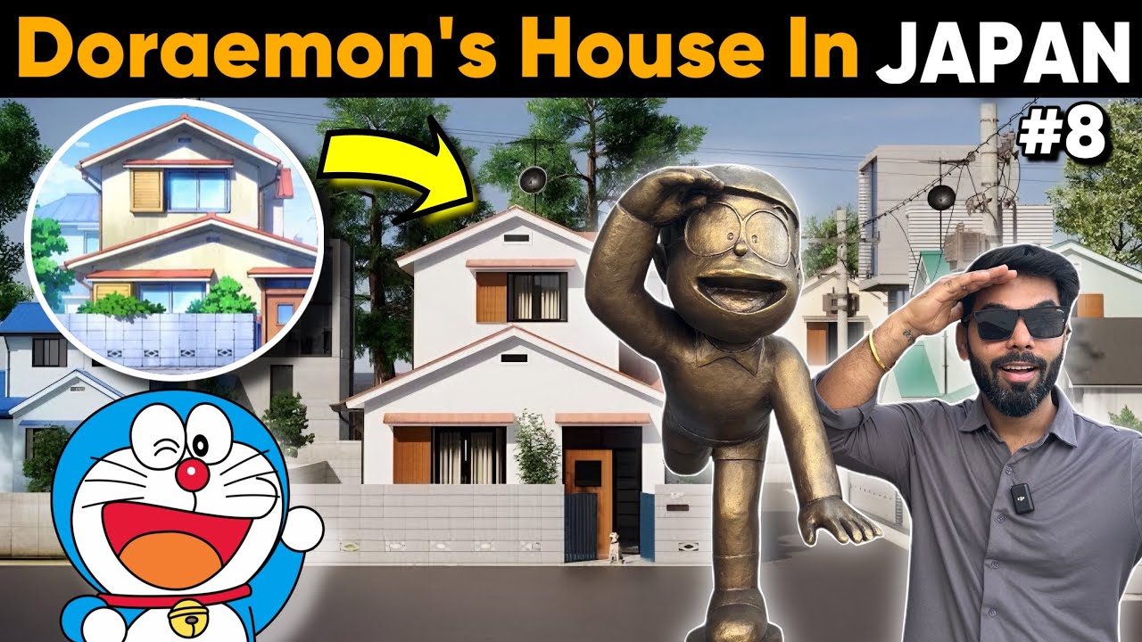 We went to Doraemon's house in JAPAN 🇯🇵 | Takaoka Anime Village