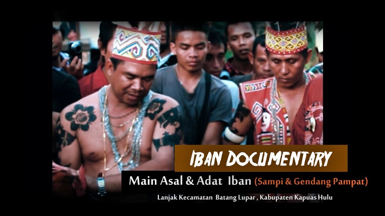 🎥 Main Asal & Adat Iban (leka Sampi & Gendang Pampat Iban) Lanjak Batang Lupar #IbanDocumentary