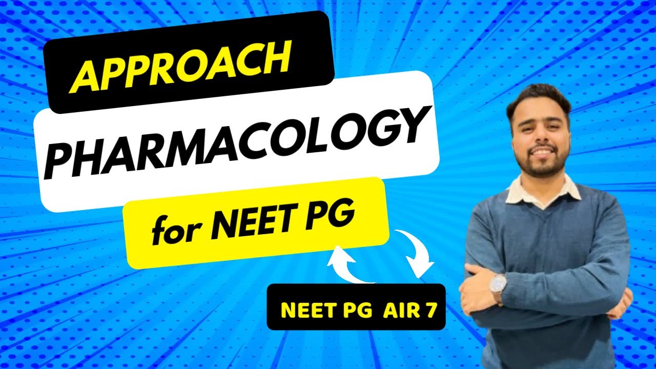 STRATEGY | PHARMACOLOGY FOR NEET PG