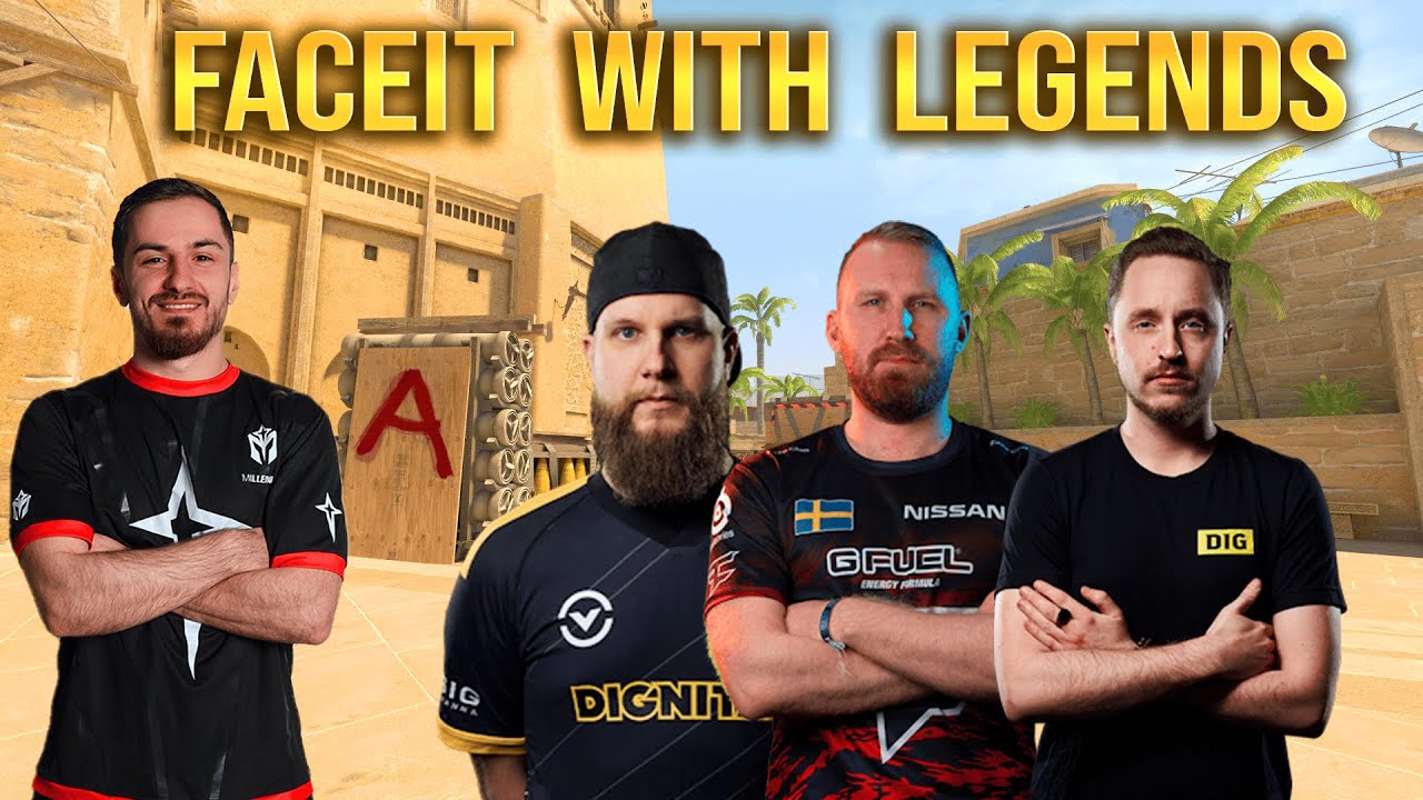 Faceit ლეგენდებთან ერთად GeT_RiGhT olofmeister f0rest