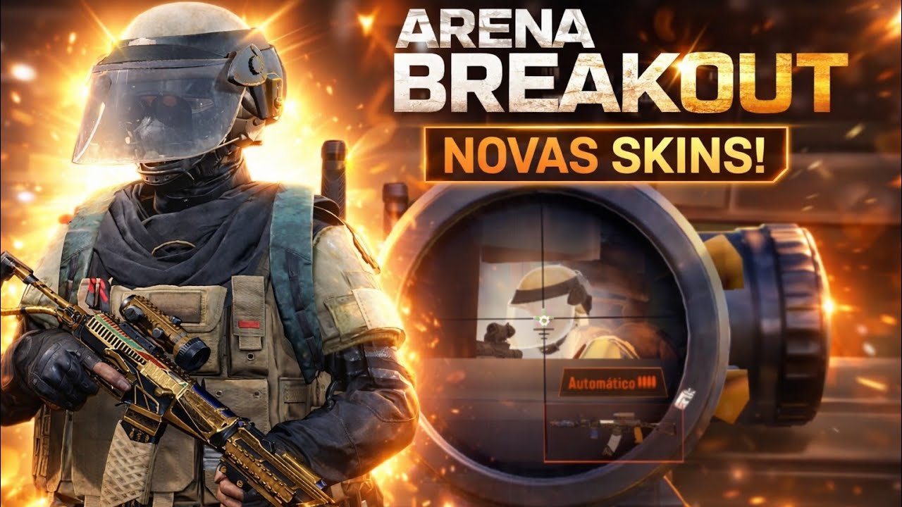 JOGANDO COM A NOVA SKIN DA RL E VSS ARENA BREAKOUT GLOBAL 
