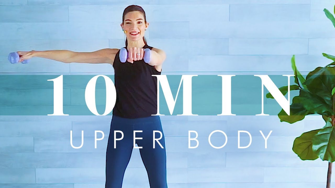 10 minute Arm & Upper Body Strength Workout with Weights