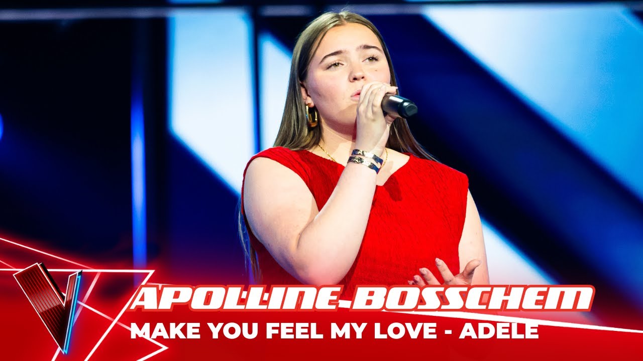 Adele - 'Make you feel my love' ● Apolline Bosschem | Blinds | The Voice Belgique Saison 12