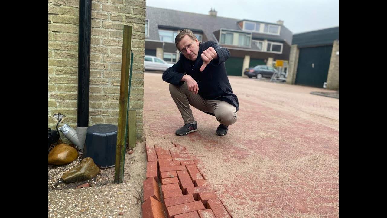 Opgeknapte straten in Kraayenstein zo'n zes centimeter te hoog
