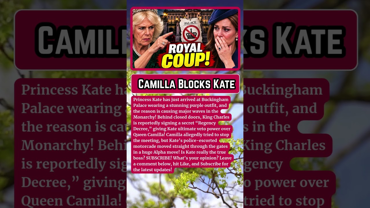 ROYAL CRISIS: Queen Camilla Tried To Block Kate Middleton From The Palace!
