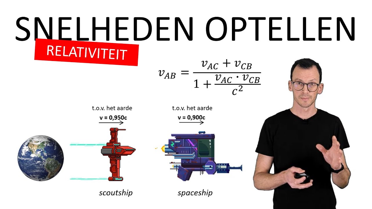 natuurkunde uitgelegd SNELHEDEN OPTELLEN
