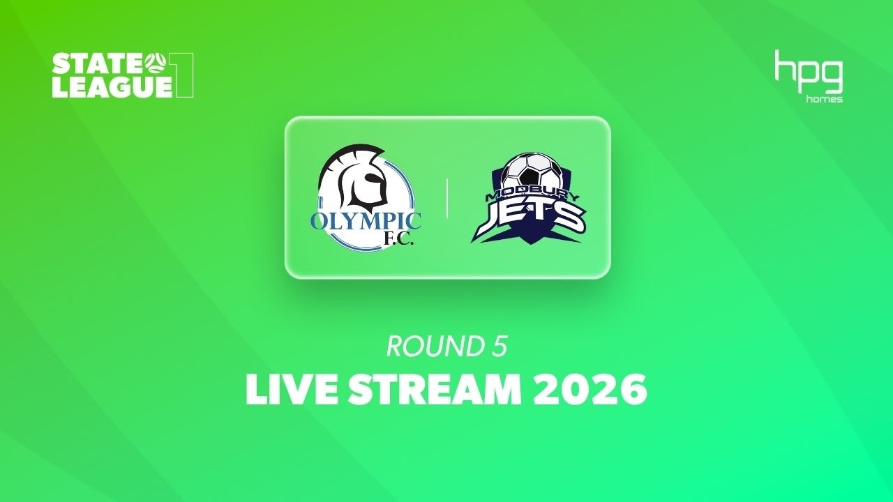 #HPGHomesSL1 | RD5 - Adelaide Olympic v Modbury Jets 2026