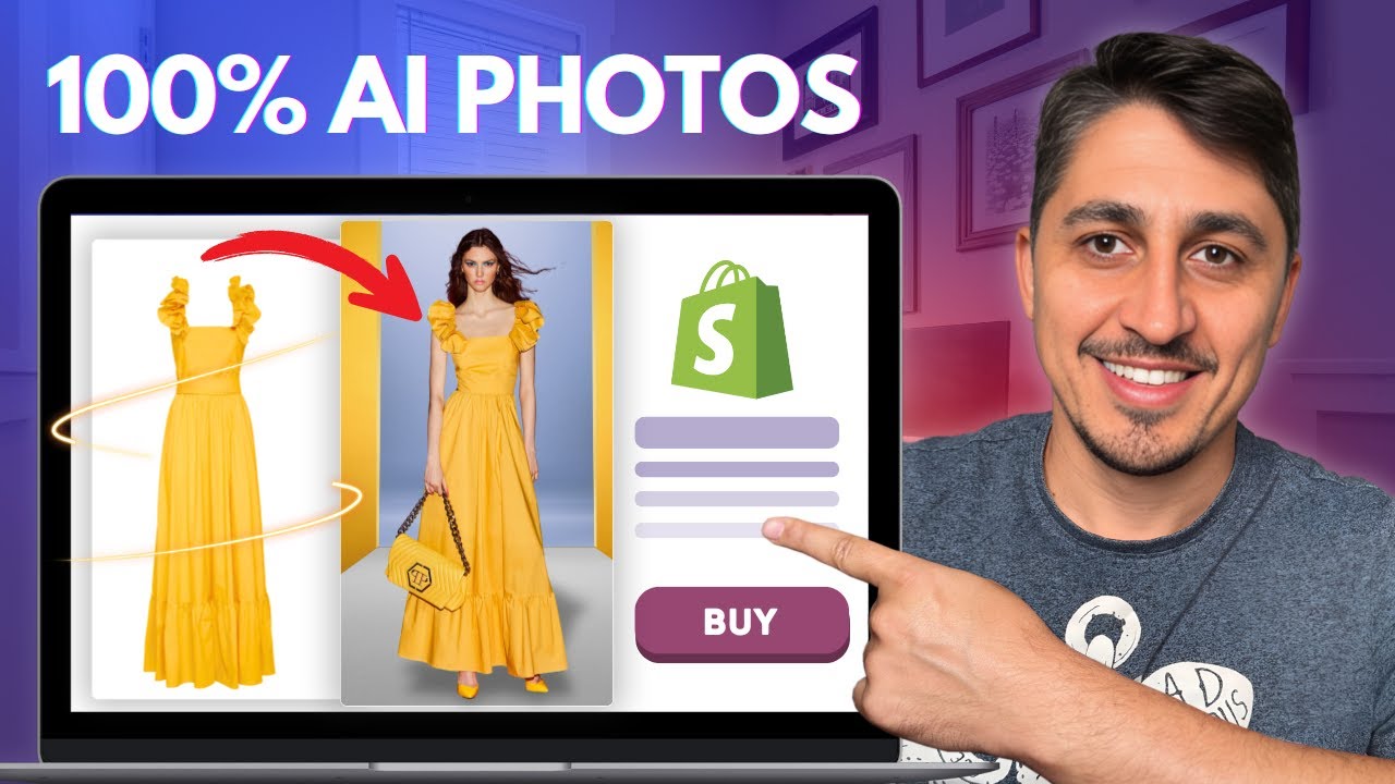 Фотосъемка товаров с помощью ИИ для Shopify: как создавать изображения товаров с помощью ИИ (прим...