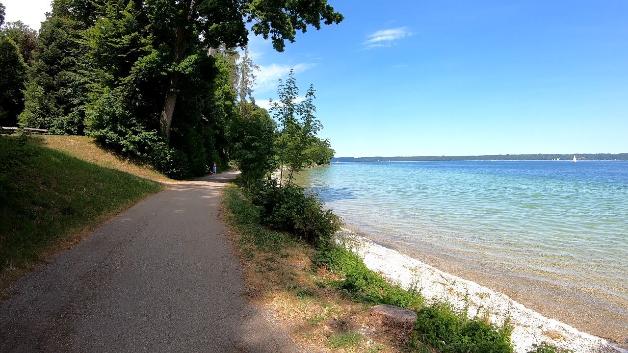 Starnberger See mit dem Fahrrad I Lake Starnberg with the bike I Lacul Starnberg, Bavaria, Germany