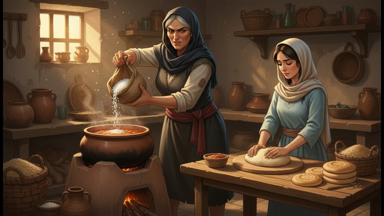 قصة بنت الصياد والسمكة العجيبة | زوجة الأب الشريرة والغولة! 🐟