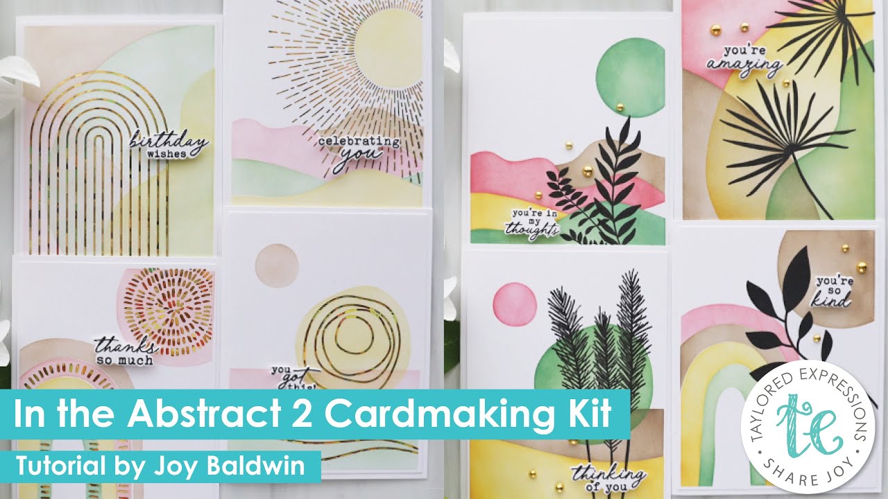 In the Abstract 2 | Cardmaking Kit | Taylored Expressions