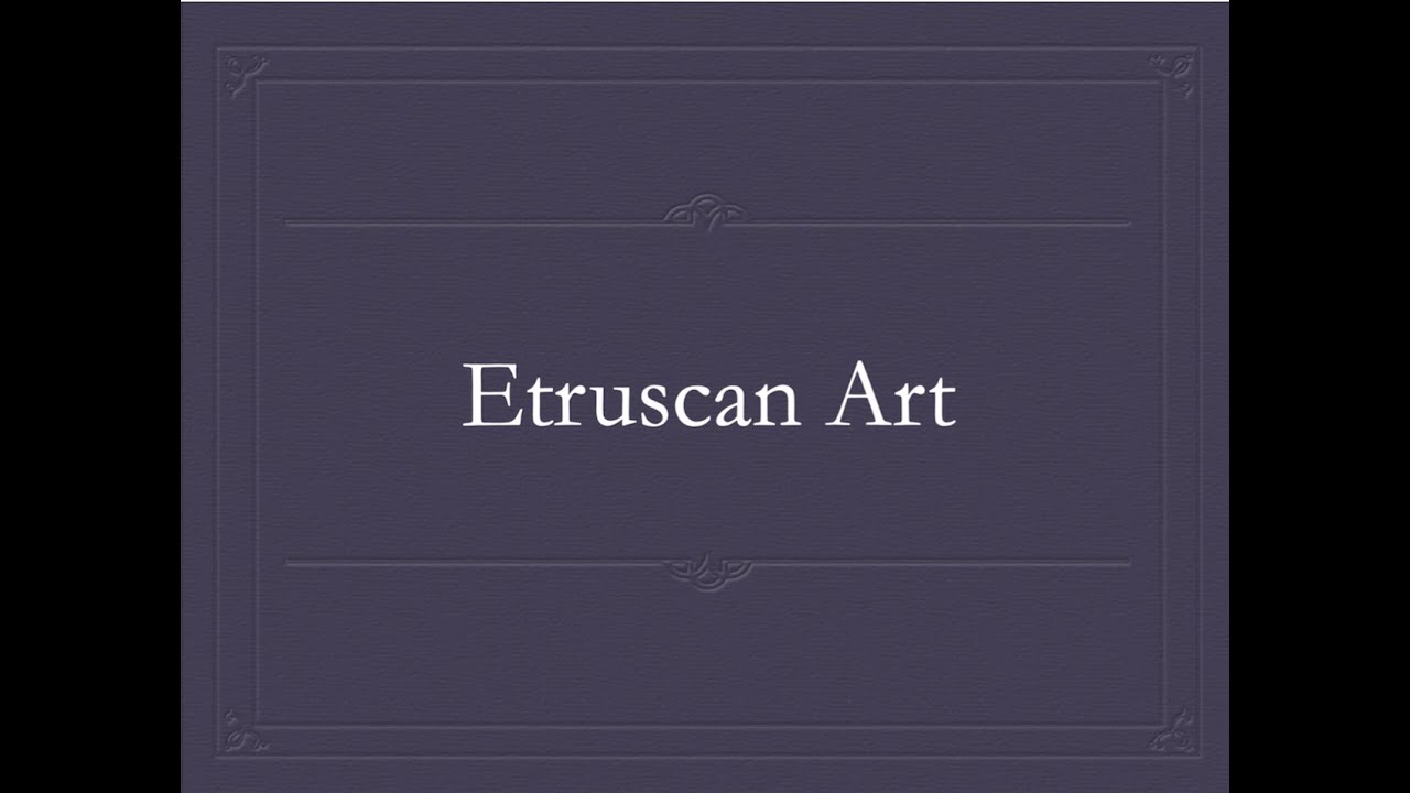 Etruscan Art