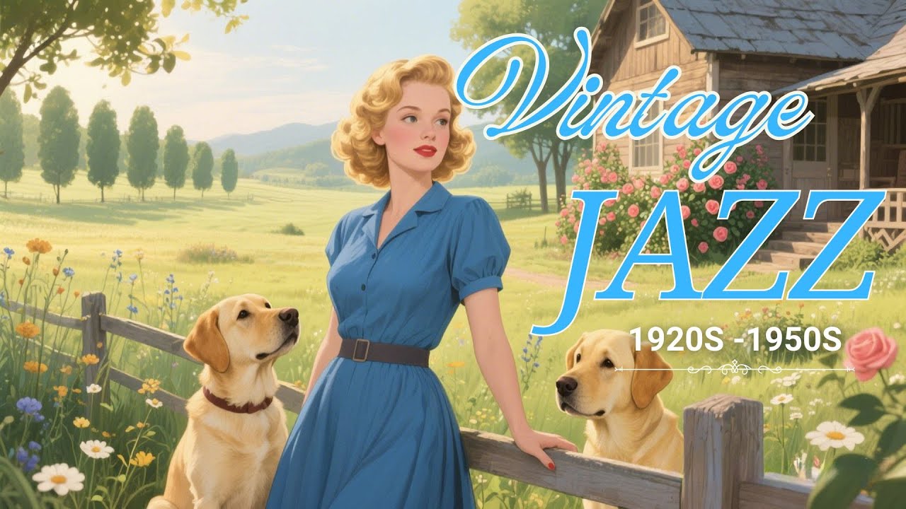 Echoes of Swing Jazz ❤️ The Gentle Rhythm Of 1940s Jazz Echoes Through Peaceful Days