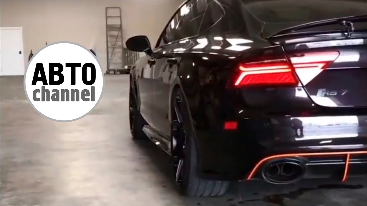 Громкий выхлоп AUDI. Подборка