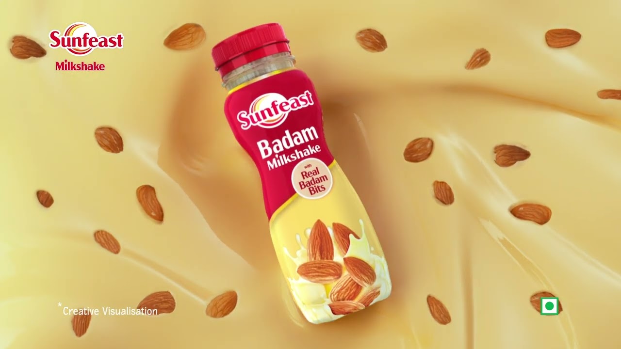 Sunfeast Milkshake | Badam Milkshake with Real Badam Bits