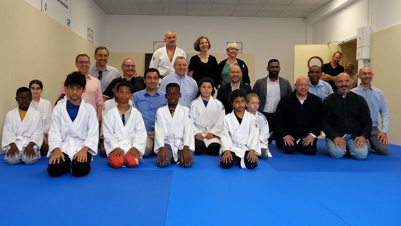Inauguration de deux dojos solidaires à Grigny (91)
