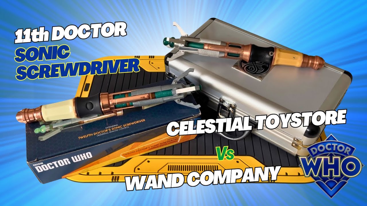 Звуковая отвёртка 11-го Доктора - Celestial Toystore vs Wand Company #doctorwho #sonicscrewdriver