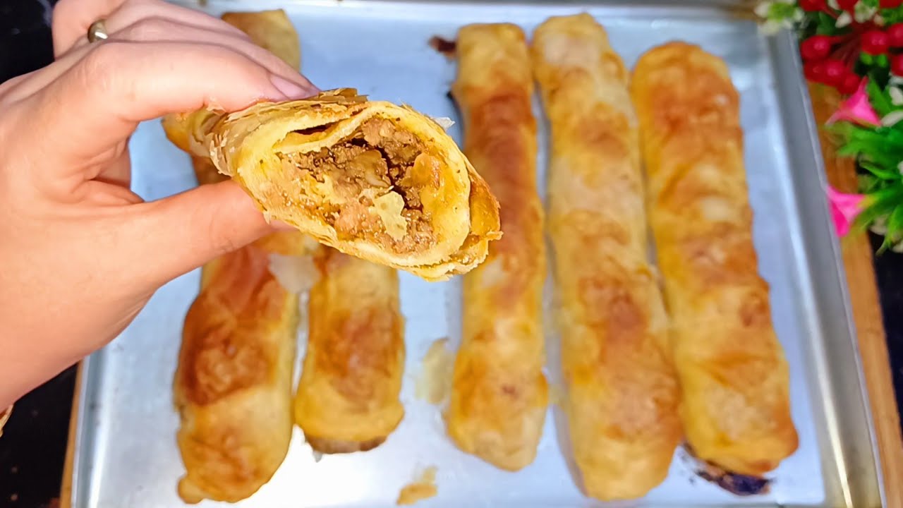 ساندوتش الفطير الشرقي ❗️ فطيرة الصاروخ ❗️اجمل واسهل ساندوتش فطير شرقي رول