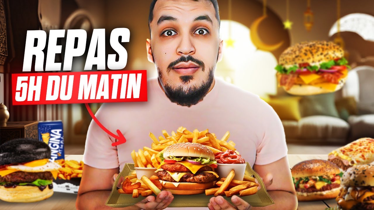 MON PREMIER REPAS A 5H DU MATIN PENDANT LE RAMADAN !