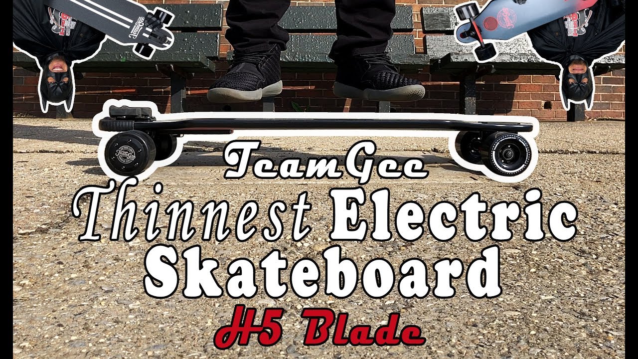 MEGA Thin Electric Skateboard TeamGee H5 BLADE