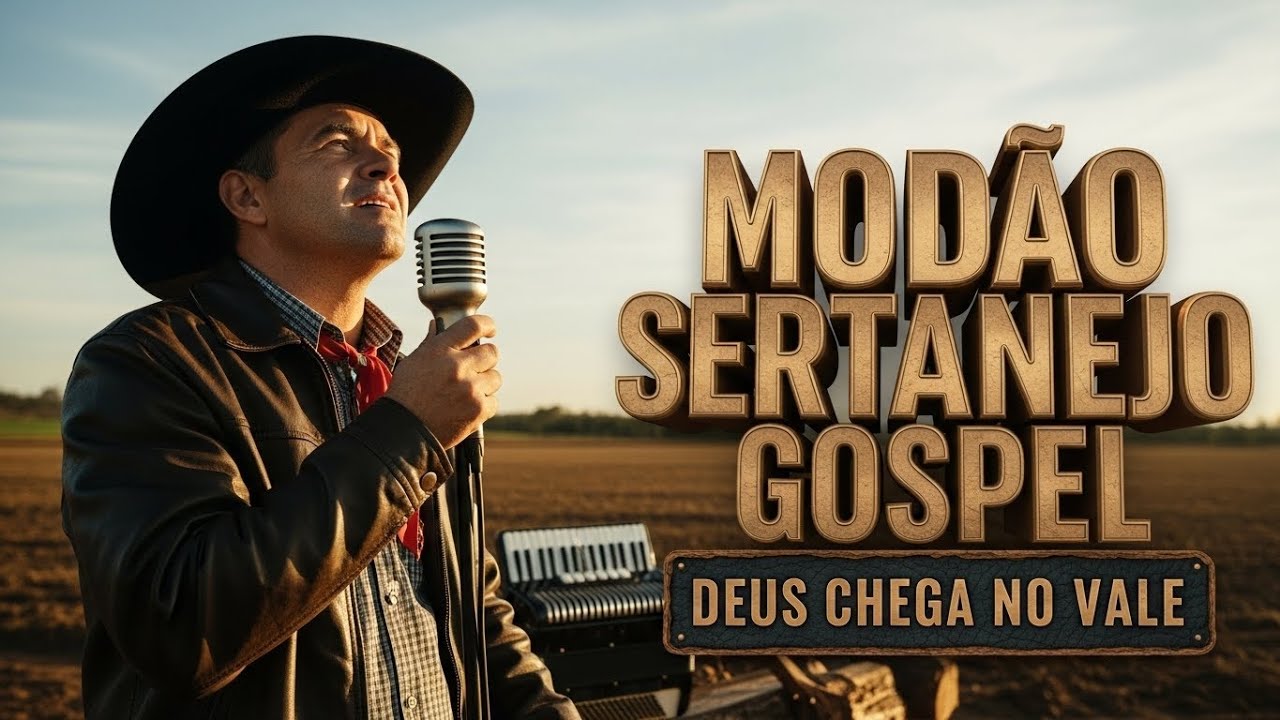 MODÃO SERTANEJO GOSPEL — Deus Chega no Vale | Louvores Para Quem Precisa de Resposta no Interior