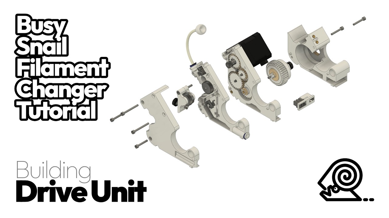 BusySnail Filament Changer Build Tutorial: Drive Unit