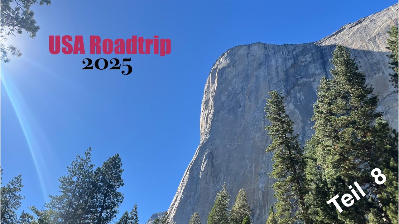 USA Roadtrip 2025 !  Im kalten Gewässer des Yosemite Nationalparks!   Teil   8