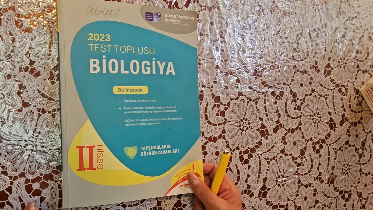 2023 Test toplusu. Biologiya. Ontogenez və çoxalma. 1-25-ci test