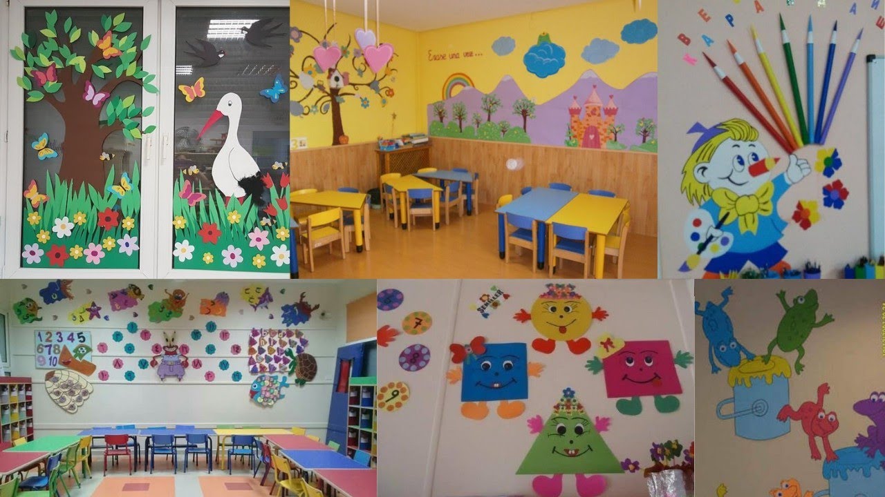 Preschool decoration ideas/Classroom decoration design/wall decoration ideas/paper decoration idea