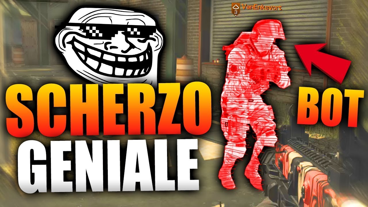 TROLLARE FINGENDOSI DEI BOT!! - SCHERZO DIVERTENTE SU COD
