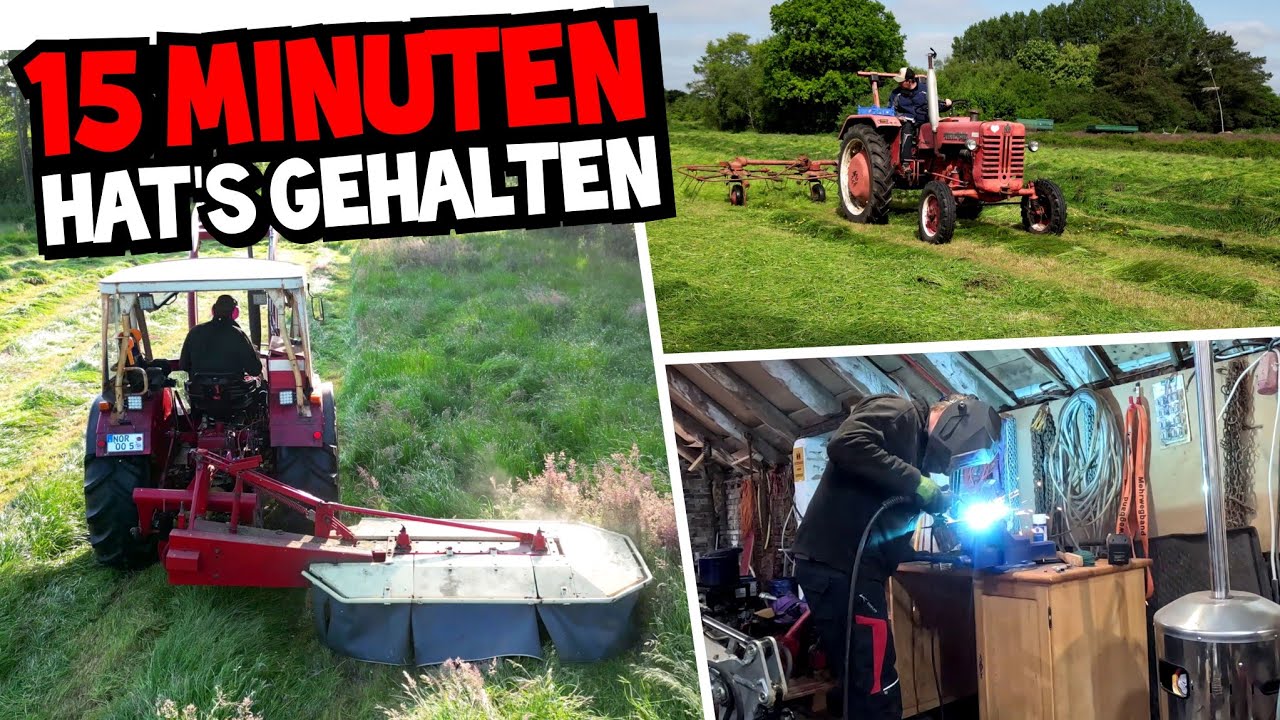 DIE KLINGEN FLIEGEN TIEF! | Ohne PANNEN geht's NICHT! | HEUERNTE 2023 | Mr. Moto