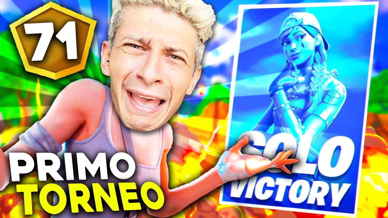 GIOCO IL MIO PRIMO TORNEO SU FORTNITE OG !! (SOLO VICTORY CUP)