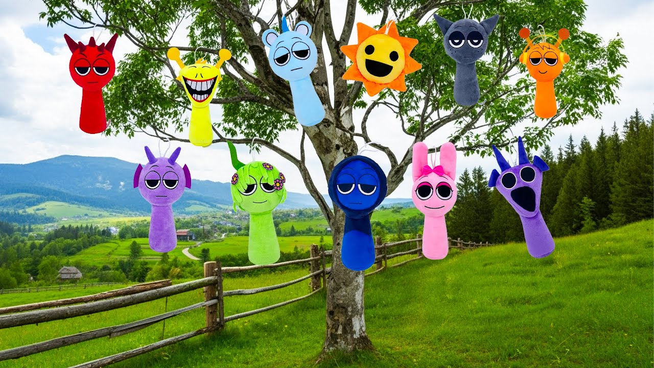 Sprunki Challenge: Tunner |Pinki |Oren |Gray |Jevin |Sky |Brud |Simon |Durple |Lime on the Big Tree