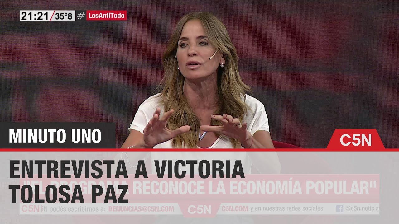 ENTREVISTA COMPLETA a la MINISTRA de DESARROLLO SOCIAL, VICTORIA TOLOSA PAZ