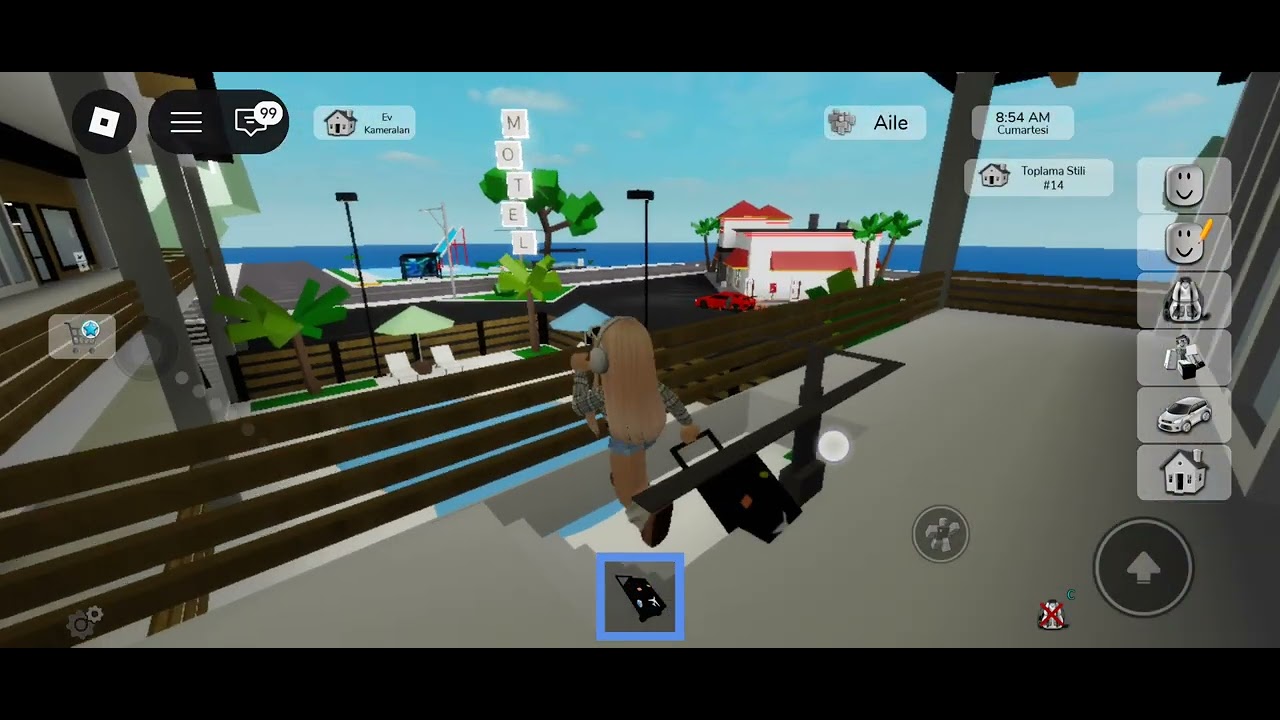 Roblox'ta öğrenci oldum