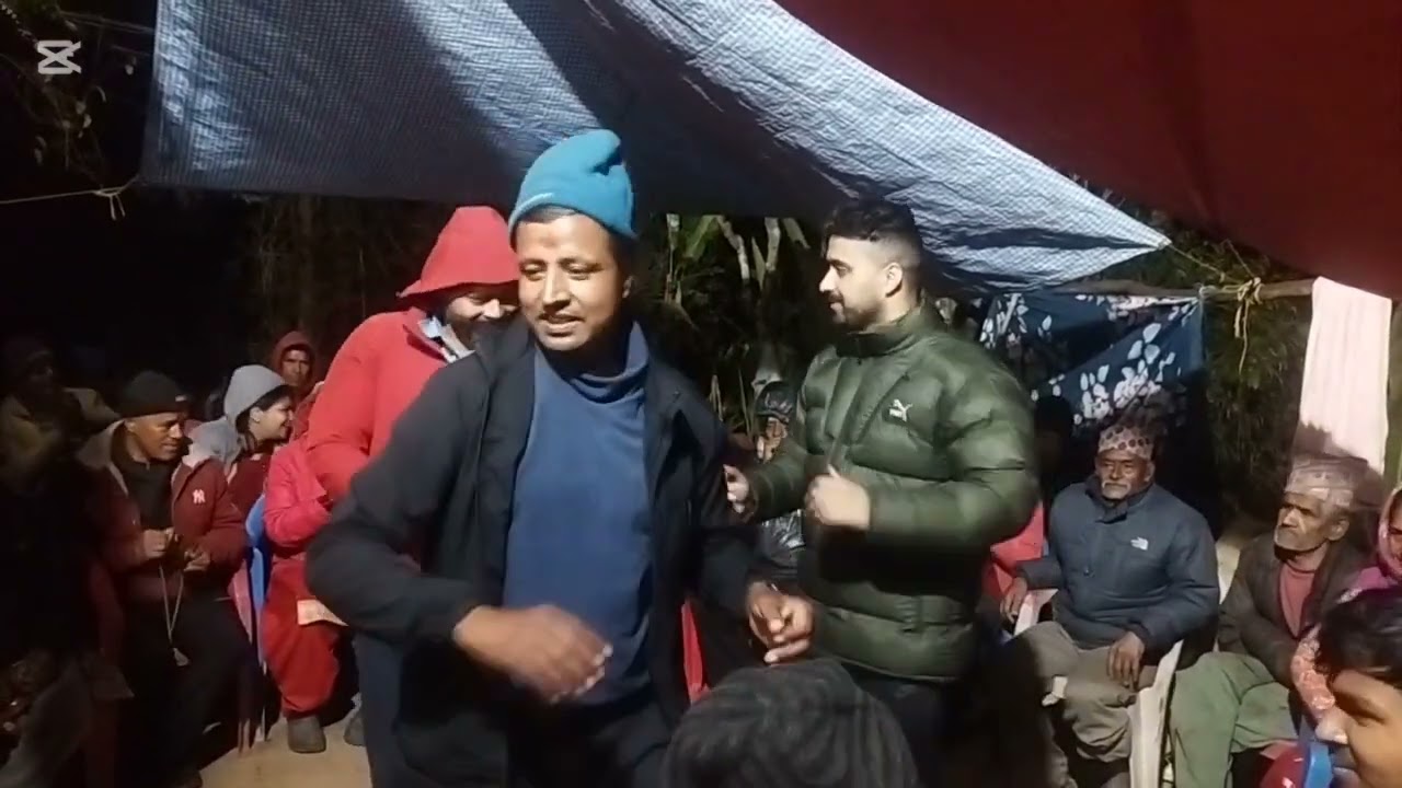 Ramailo Bhajan In My Village At Night | Nepali Vlogger 