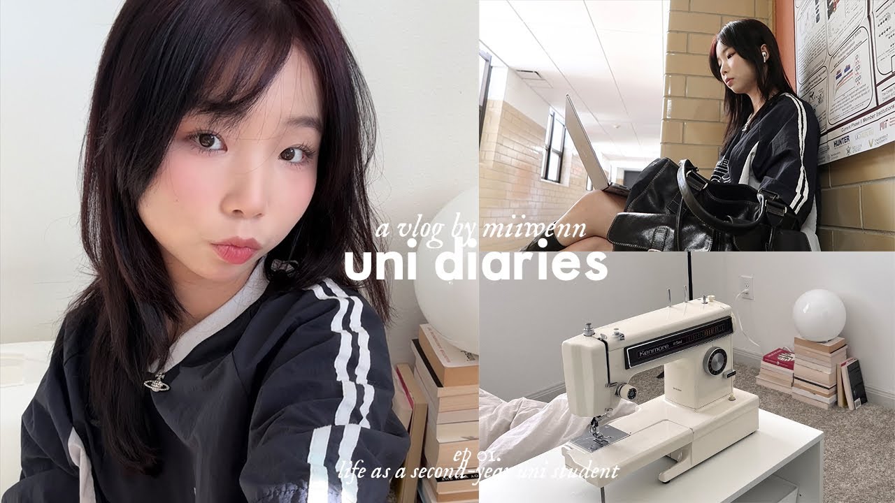 🗒️ uni diaries : second-year uni student, new hobby, studying, daily life 🎧