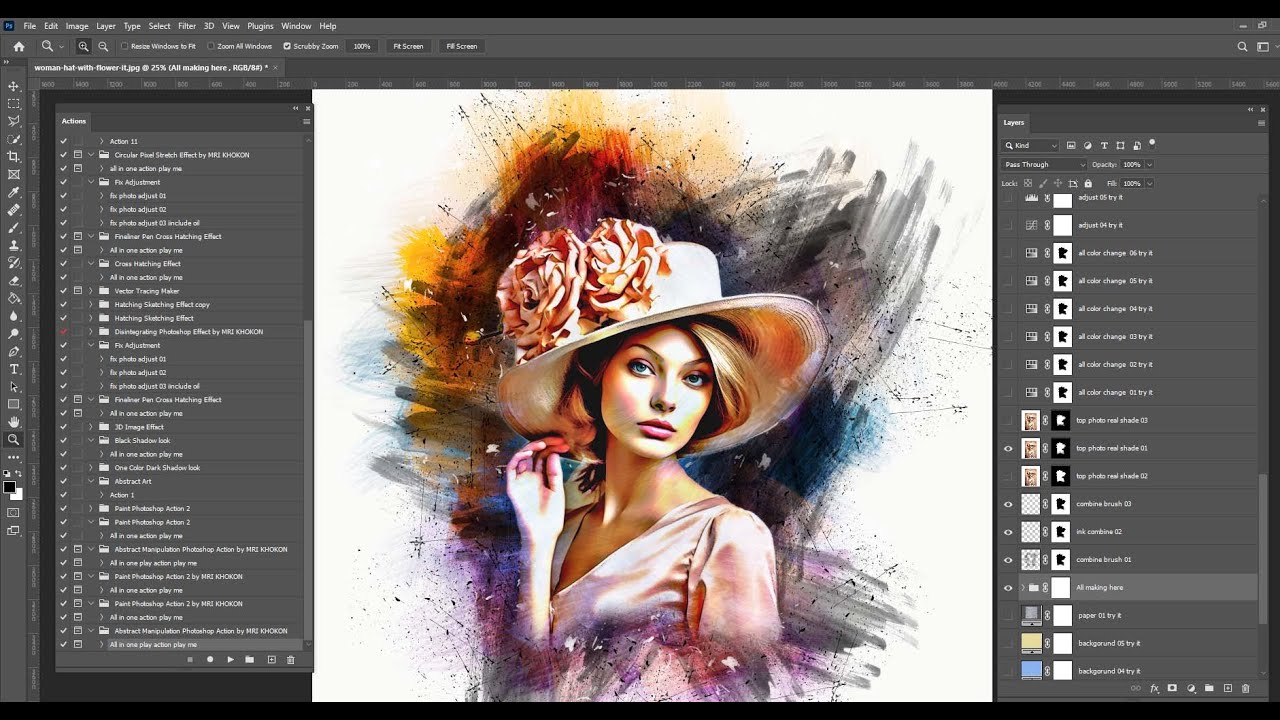 1 Click Paint Photoshop Tutorial
