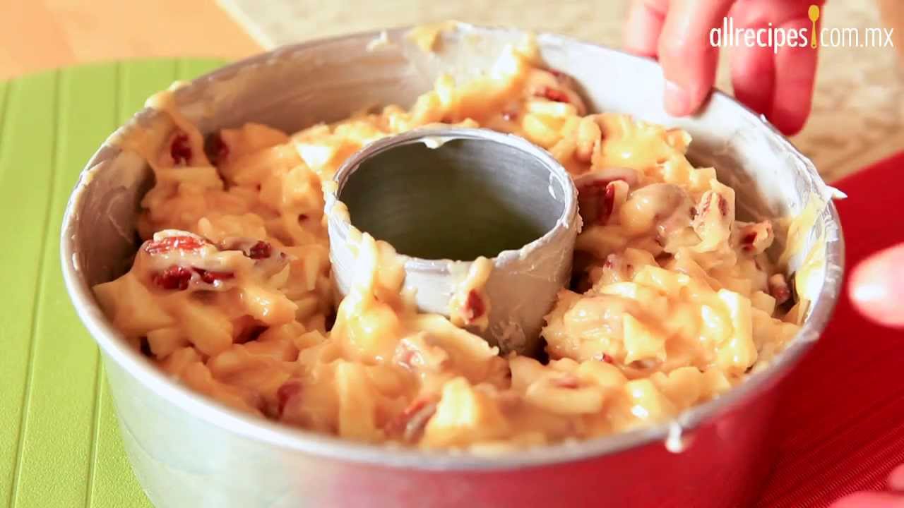 Pastel de manzana con caramelo