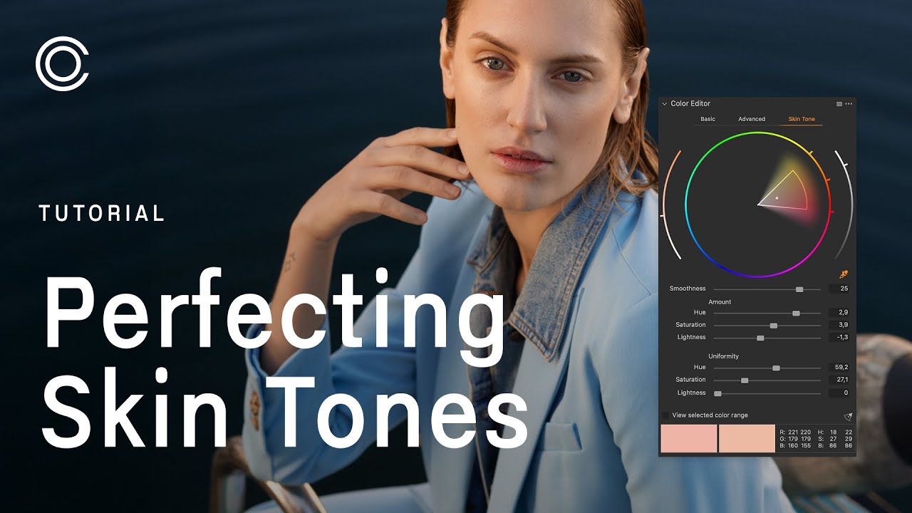 Урок Capture One | Улучшение тона кожи