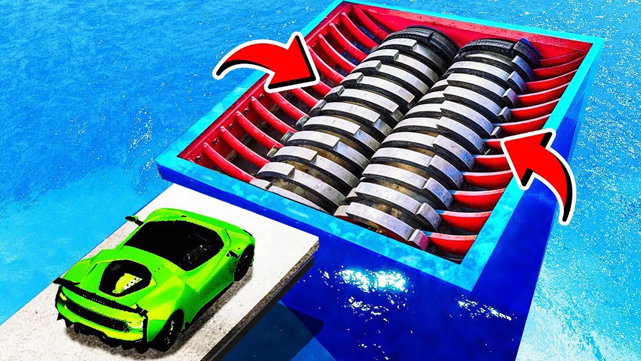 Auto's vs MEGA BLENDER In GTA 5!